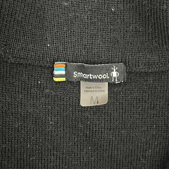 SmartWool Men's Wool Ski Ninja Half Zip Sweater - Picture 7 of 9
